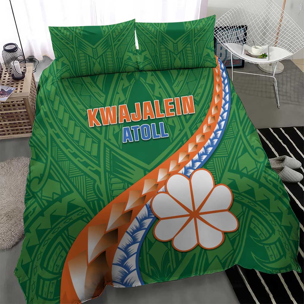 Marshall Islands Kwajalein Atoll Bedding Set Polynesian Tribal Tattoo LT05 - Polynesian Pride