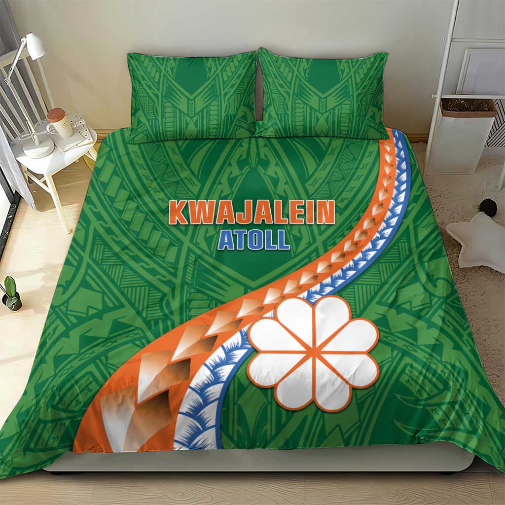 Marshall Islands Kwajalein Atoll Bedding Set Polynesian Tribal Tattoo LT05 - Polynesian Pride