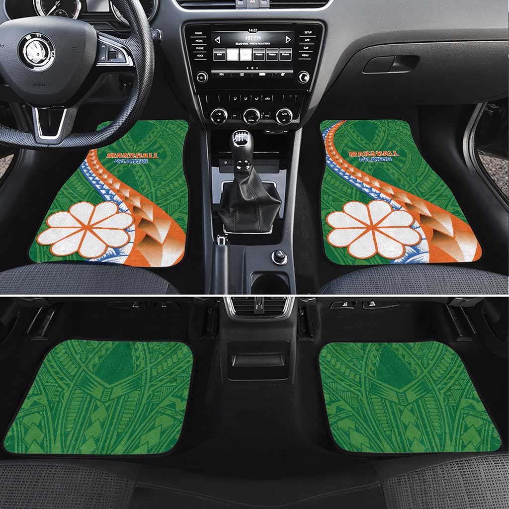 Marshall Islands Kwajalein Atoll Car Mats Polynesian Tribal Tattoo