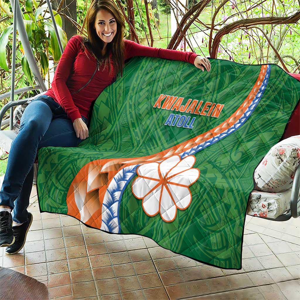 Marshall Islands Kwajalein Atoll Quilt Polynesian Tribal Tattoo LT05 - Polynesian Pride