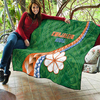Marshall Islands Kwajalein Atoll Quilt Polynesian Tribal Tattoo LT05 - Polynesian Pride