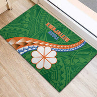 Marshall Islands Kwajalein Atoll Rubber Doormat Polynesian Tribal Tattoo LT05 - Polynesian Pride