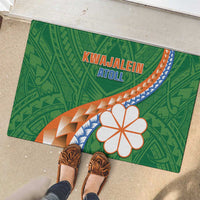 Marshall Islands Kwajalein Atoll Rubber Doormat Polynesian Tribal Tattoo LT05 - Polynesian Pride