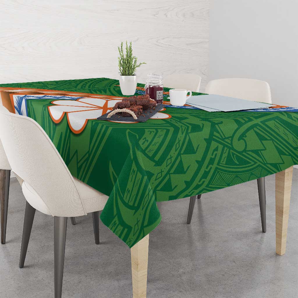 Marshall Islands Kwajalein Atoll Tablecloth Polynesian Tribal Tattoo LT05 - Polynesian Pride