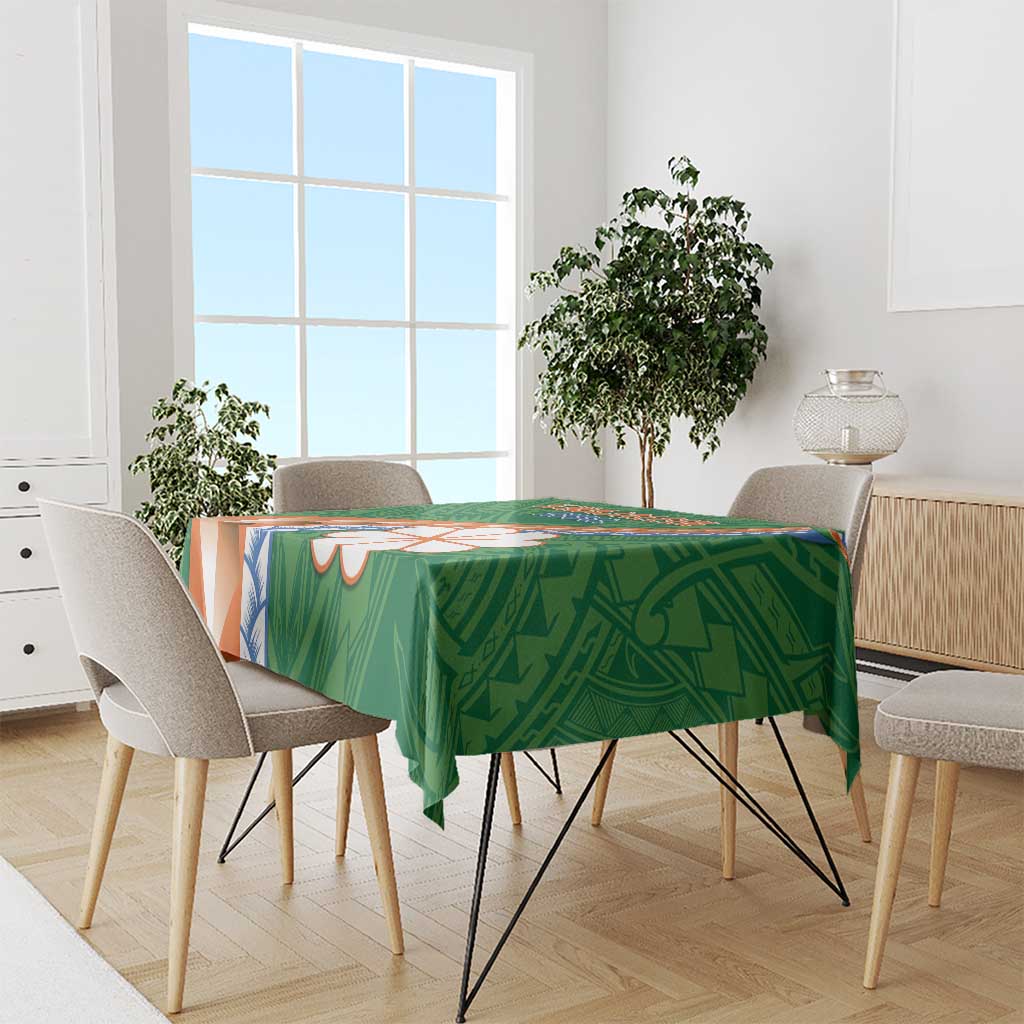 Marshall Islands Kwajalein Atoll Tablecloth Polynesian Tribal Tattoo LT05 - Polynesian Pride