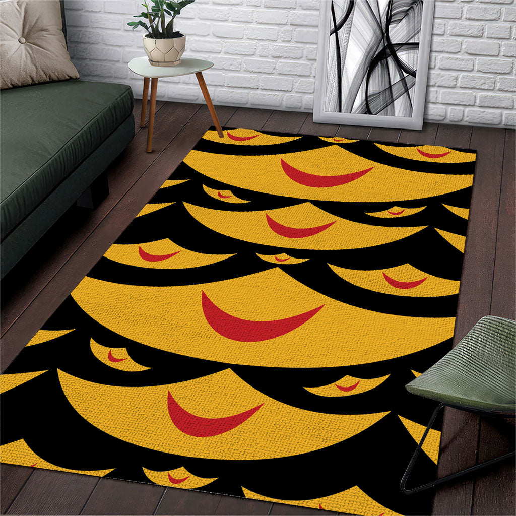 Hawaii Ahu Ula Inspired Area Rug Black Version LT05 Black - Polynesian Pride