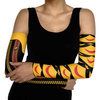 Hawaii Ahu Ula Inspired Arm Sleeves Black Version LT05 - Polynesian Pride