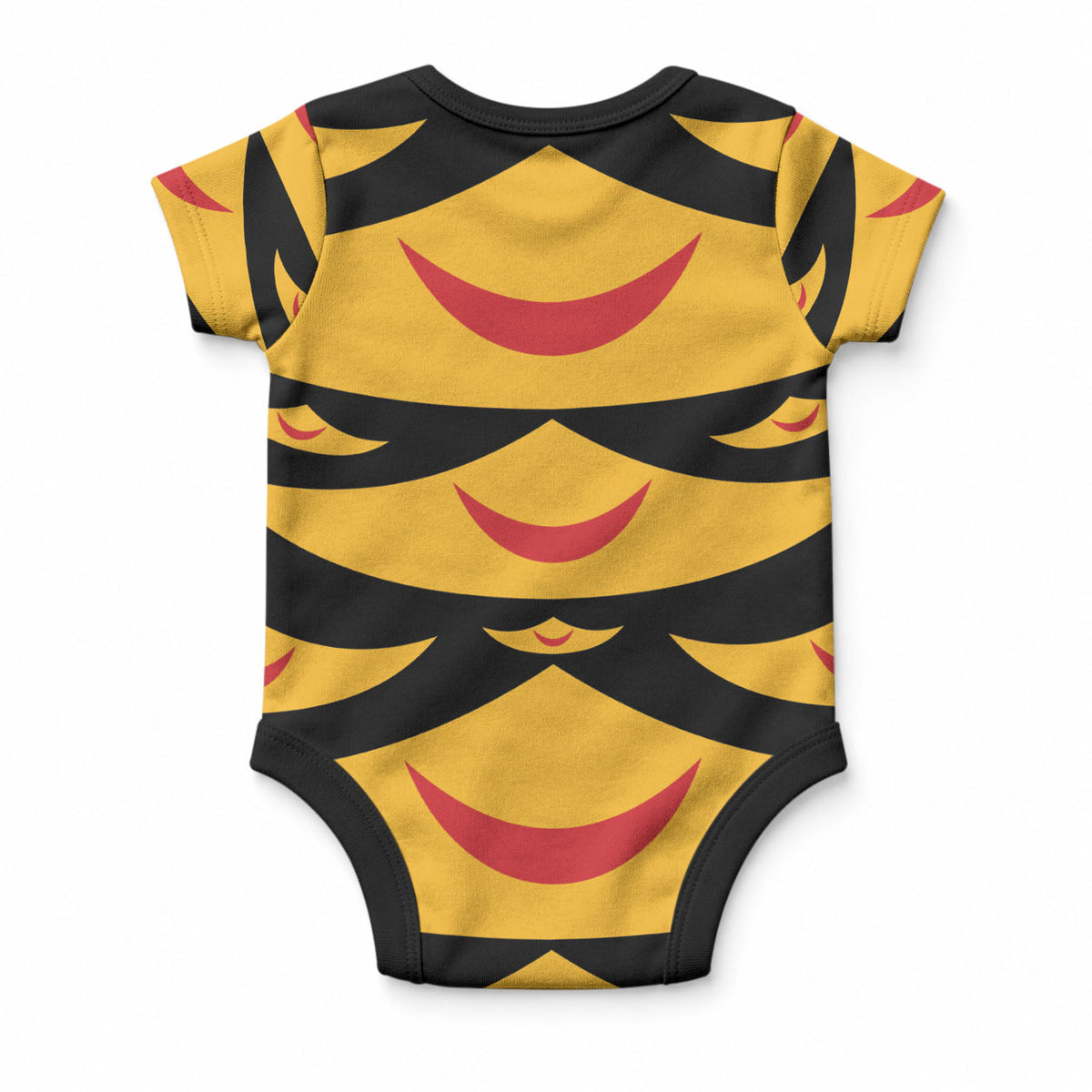 Hawaii Ahu Ula Inspired Baby Onesie Black Version