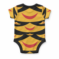 Hawaii Ahu Ula Inspired Baby Onesie Black Version