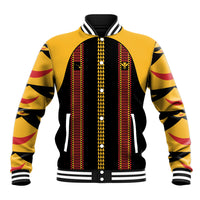 Hawaii Ahu Ula Inspired Baseball Jacket Black Version LT05 Unisex Black - Polynesian Pride