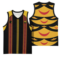 Hawaii Ahu Ula Inspired Basketball Jersey Black Version LT05 - Polynesian Pride