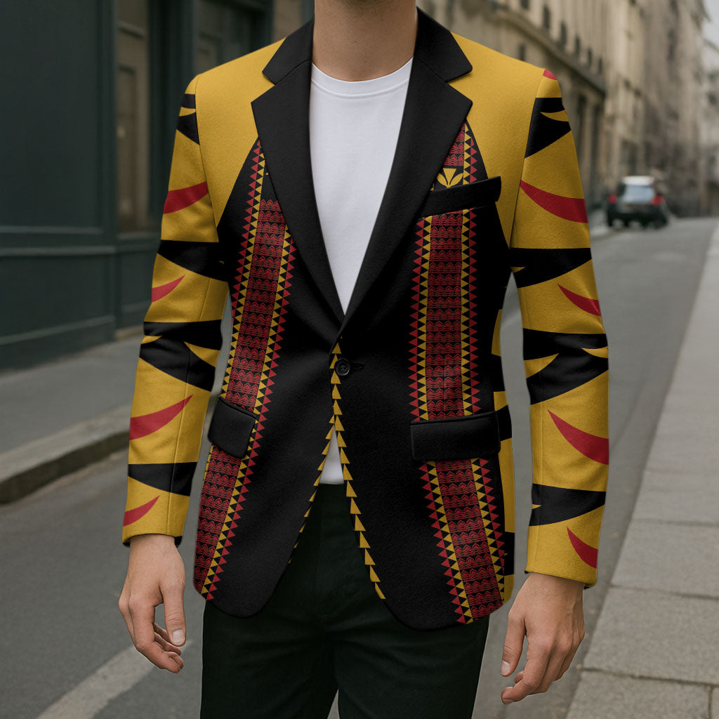 Hawaii Ahu Ula Inspired Blazer Black Version LT05 - Polynesian Pride