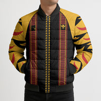 Hawaii Ahu Ula Inspired Bomber Puffer Jacket Black Version LT05 - Polynesian Pride