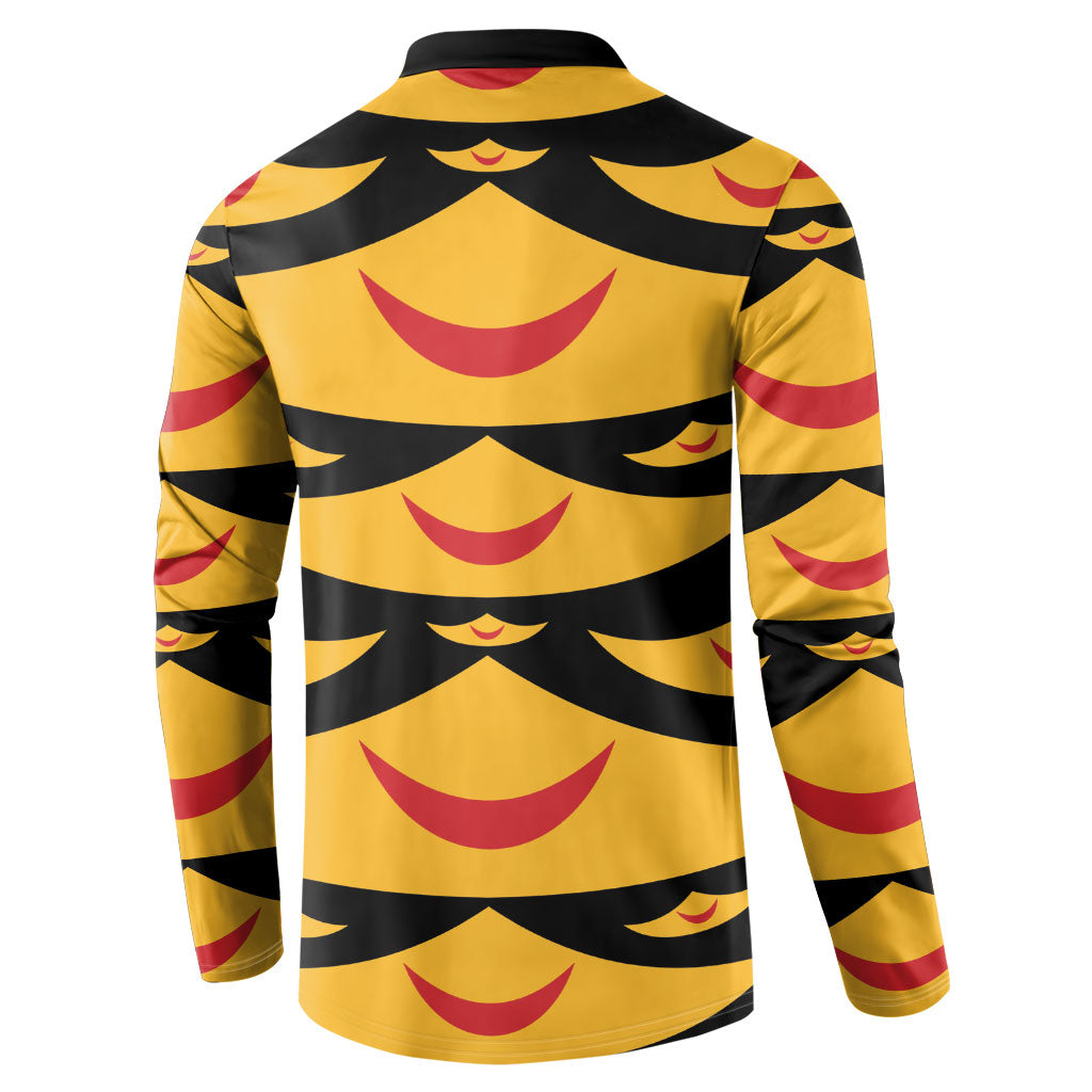 Hawaii Ahu Ula Inspired Button Sweatshirt Black Version LT05 - Polynesian Pride
