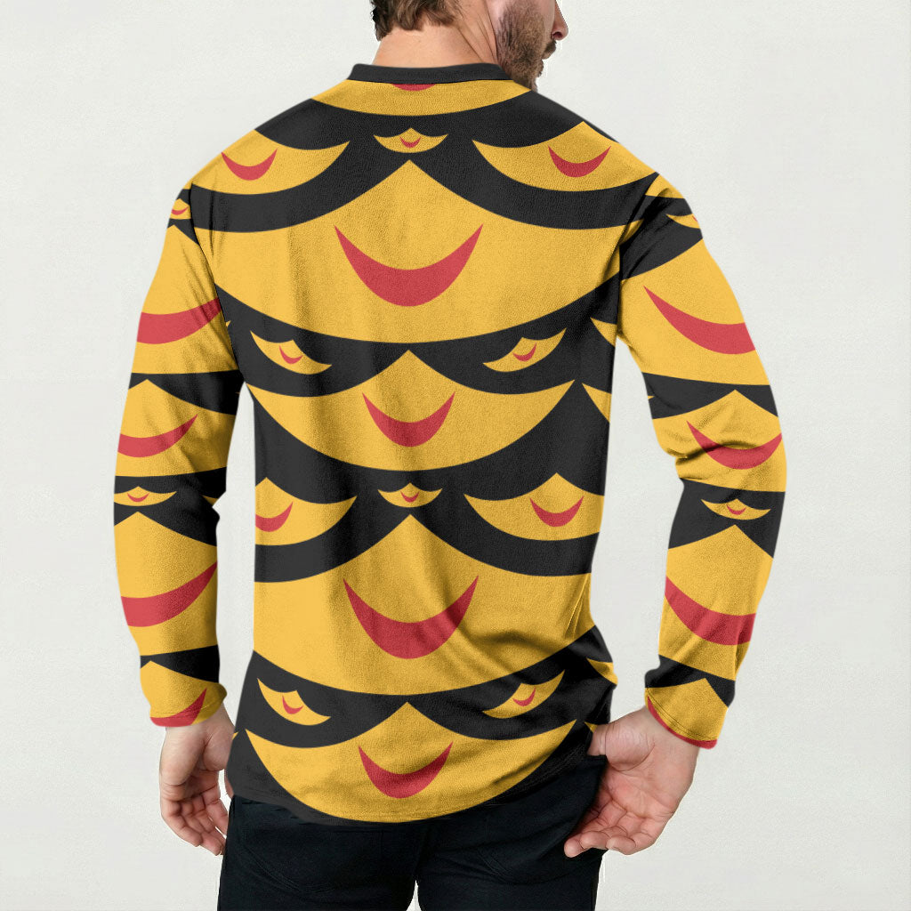 Hawaii Ahu Ula Inspired Button Sweatshirt Black Version LT05 - Polynesian Pride