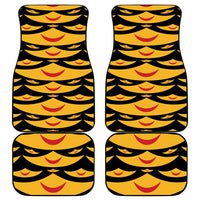 Hawaii Ahu Ula Inspired Car Mats Black Version LT05 - Polynesian Pride