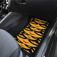 Hawaii Ahu Ula Inspired Car Mats Black Version LT05 - Polynesian Pride