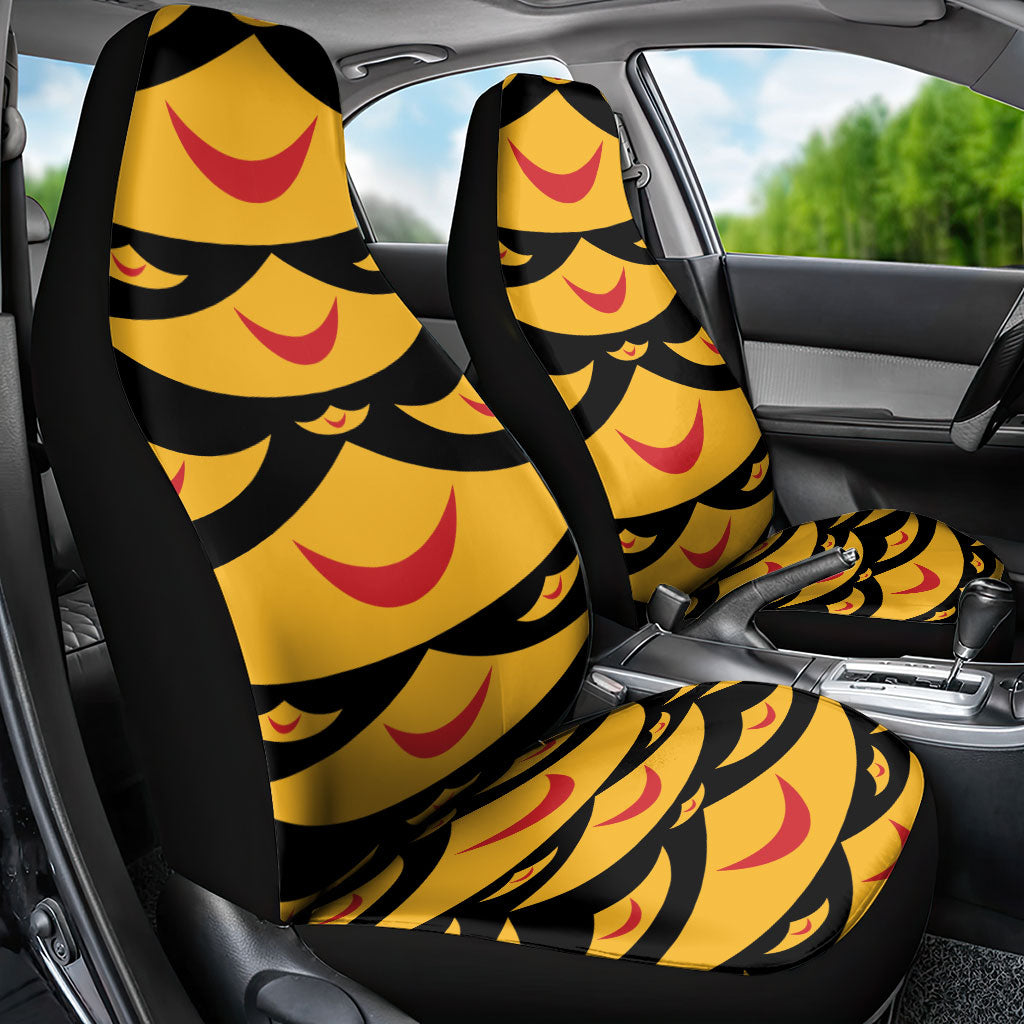 Hawaii Ahu Ula Inspired Car Seat Cover Black Version LT05 - Polynesian Pride