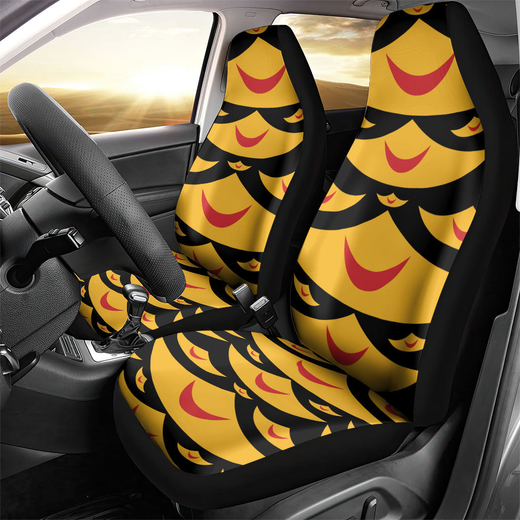 Hawaii Ahu Ula Inspired Car Seat Cover Black Version LT05 - Polynesian Pride