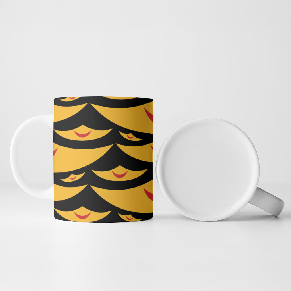 Hawaii Ahu Ula Inspired Ceramic Mug Black Version LT05 - Polynesian Pride