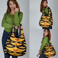 Hawaii Ahu Ula Inspired Grocery Bag Black Version LT05 - Polynesian Pride