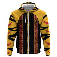 Hawaii Ahu Ula Inspired Hoodie Black Version LT05 Zip Hoodie Black - Polynesian Pride