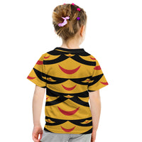 Hawaii Ahu Ula Inspired Kid T Shirt Black Version LT05 - Polynesian Pride