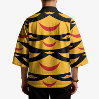 Hawaii Ahu Ula Inspired Kimono Black Version