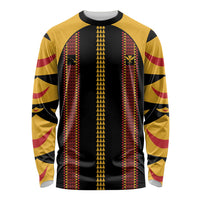 Hawaii Ahu Ula Inspired Long Sleeve Shirt Black Version LT05 Unisex Black - Polynesian Pride