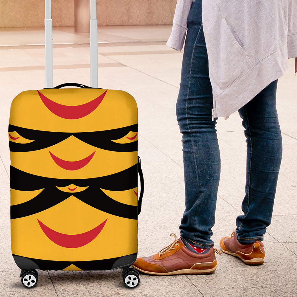 Hawaii Ahu Ula Inspired Luggage Cover Black Version LT05 Black - Polynesian Pride