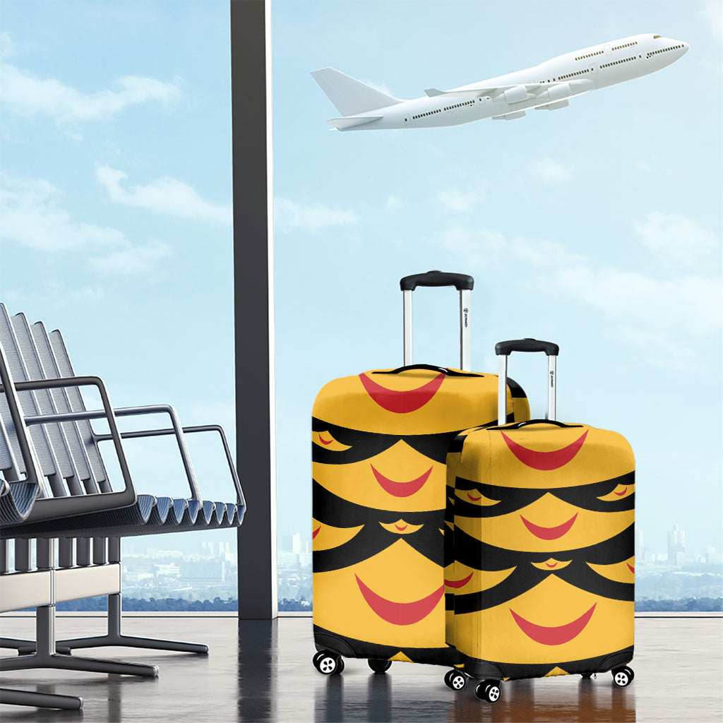 Hawaii Ahu Ula Inspired Luggage Cover Black Version LT05 - Polynesian Pride