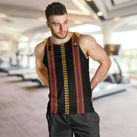 Hawaii Ahu Ula Inspired Men Tank Top Black Version LT05 Black - Polynesian Pride