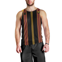 Hawaii Ahu Ula Inspired Men Tank Top Black Version LT05 - Polynesian Pride