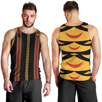 Hawaii Ahu Ula Inspired Men Tank Top Black Version LT05 - Polynesian Pride