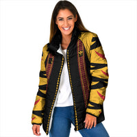 Hawaii Ahu Ula Inspired Padded Jacket Black Version