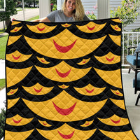 Hawaii Ahu Ula Inspired Quilt Black Version LT05 Black - Polynesian Pride