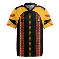 Hawaii Ahu Ula Inspired Rugby Jersey Black Version LT05 Black - Polynesian Pride