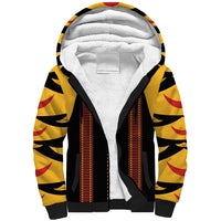 Hawaii Ahu Ula Inspired Sherpa Hoodie Black Version LT05 Unisex Black - Polynesian Pride
