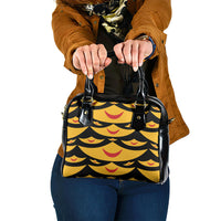 Hawaii Ahu Ula Inspired Shoulder Handbag Black Version LT05 One Size Black - Polynesian Pride