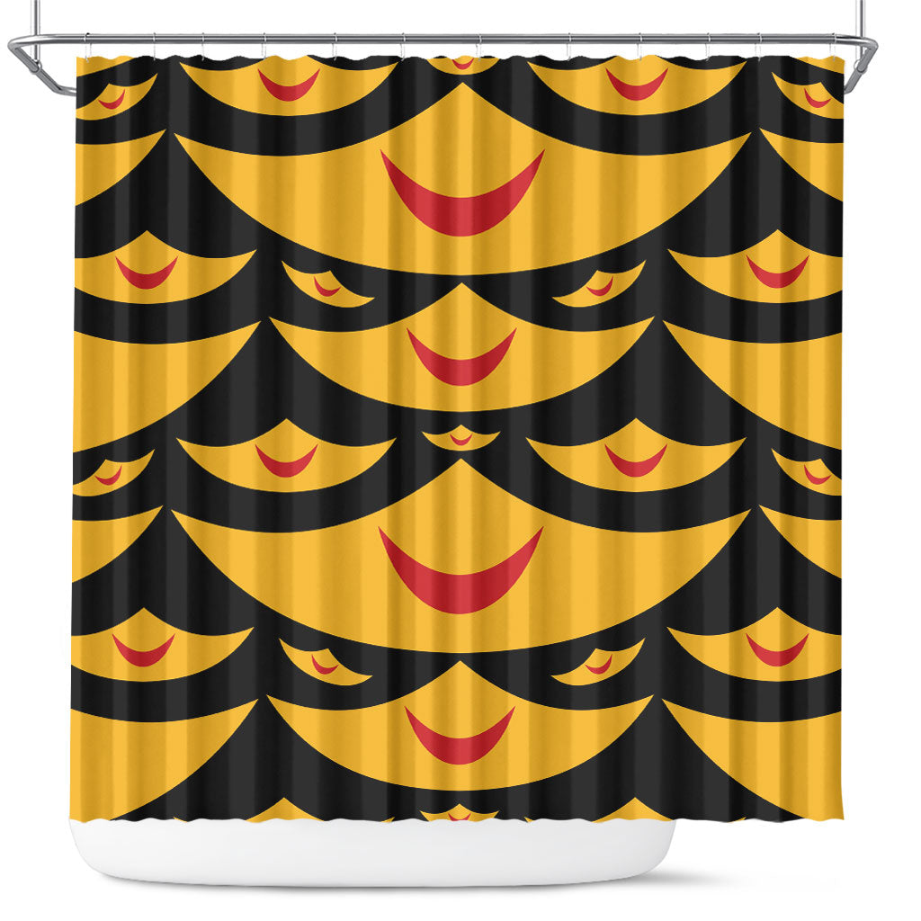 Hawaii Ahu Ula Inspired Shower Curtain Black Version LT05 Black - Polynesian Pride
