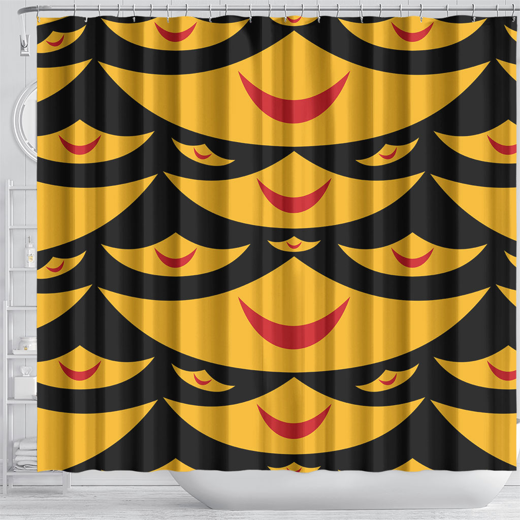 Hawaii Ahu Ula Inspired Shower Curtain Black Version LT05 - Polynesian Pride