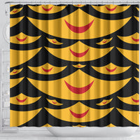 Hawaii Ahu Ula Inspired Shower Curtain Black Version LT05 - Polynesian Pride