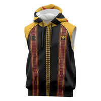 Hawaii Ahu Ula Inspired Sleeveless Hoodie Black Version