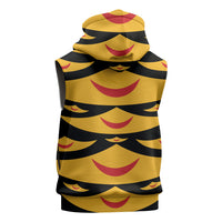 Hawaii Ahu Ula Inspired Sleeveless Zip Hoodie Black Version