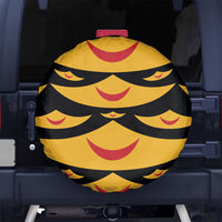 Hawaii Ahu Ula Inspired Spare Tire Cover Black Version LT05 No hole Black - Polynesian Pride