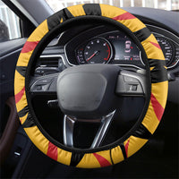 Hawaii Ahu Ula Inspired Steering Wheel Cover Black Version LT05 - Polynesian Pride