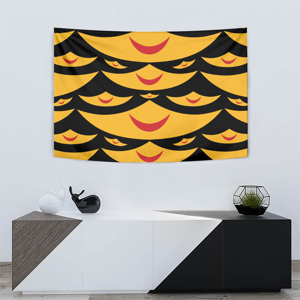 Hawaii Ahu Ula Inspired Tapestry Black Version LT05 - Polynesian Pride