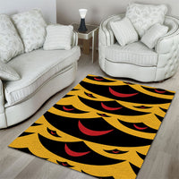 Hawaii Ahu Ula Inspired Area Rug Yellow Version