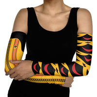 Hawaii Ahu Ula Inspired Arm Sleeves Yellow Version