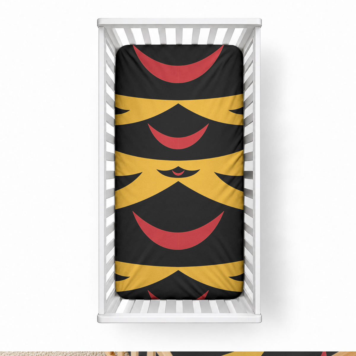 Hawaii Ahu Ula Inspired Baby Bed Cover Yellow Version